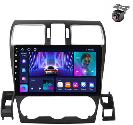 Android 14 Autoradio für Subaru Forester 4 SJ WRX XV Crosstrek 16 2012-2018 GPS Navigation 9 Zoll Kapazitiver Touchscreen Auto Stereo Mit Multimedia-Player Carplay Android Auto (M100CP 4core 1+32G)