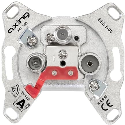 Jung SSD5-00 3 trous Univ. Prise SAT/BK unique