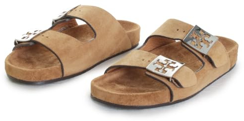 Tory Burch Women's Mellow Slides, Wild Tobacco/Light Teak, 4.5 UK