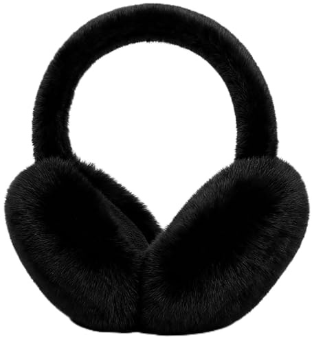 SUODAO Winter Ohrenwärmer Damen, Faltbare Winddicht Ohrenschützer Premium Kältedicht Warme Earmuffs Ear Warme Ohrenschützer Herren Ohrschützer für Fahrradfahren Ohrschützer für Damen und Herren