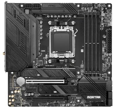 Scheda madre Fit For MSI MAG B650M MORTAR WIFI Supporto della scheda madre AMD B650 AM5 Ryzen 7 7800X3D 5 7600X 8600G 9 7950X3D CPU DDR5 M.2 MATX