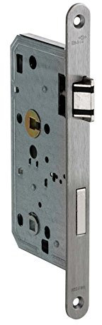 BMH Einsteckschloss Klasse 3 für Toilette | Stulp und Siphon aus Edelstahl | Made in Germany