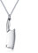 Heavy Metal Stainless Steel Antique Knife Biker Mens Pendant Necklace Punk Rock (Silver)