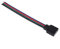 10cm 4 Pin Cable Connector Wires RGB LED Strip Lights Extension Cable Plug LED Strip Connector Kits with 4 Strip Jumpers for 5050 Flexible RGB LED Strip Light (Female)