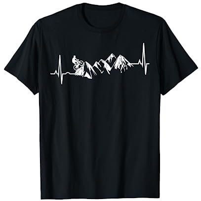 Mountainbike-Shirt - Lustiges Mountainbike-Herzschlag-T-Shir T-Shirt