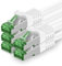 1aTTack.de Câble Réseau Cat7 Cat 7 10 GB/s - 5x 2m - RJ45 Ethernet LAN DSL Routeur Modem - Blanc