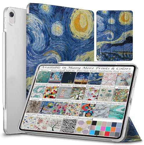 DuraSafe Étui pour iPad 3 plis Smart Cover imprimé iPad Air 3 Gen 10.5 2019 Starry Night