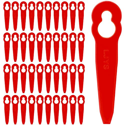 Odashen Lot de 40 lames de rechange en plastique pour tondeuse à gazon STIHL Polycut 2-2 FSA 45