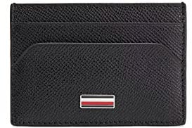 TOMMY HILFIGER Business Leather Mini CC Holder Black