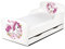 Leomark Einzelbett aus Holz - Lovely Unicorn - Kinderbett mit Schubladen, Stauraum, Holzbett mit Matratze Lattenrost, Liegefläche 70/140 cm, UV-Druck
