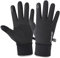 I Kua Fly Winter Fahrradhandschuhe Herren Damen Touchscreen Schwarz Handschuhe Warme Winddichte Winterhandschuhe für Radfahren Laufen Skifahren (Schwarz,L)