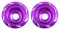 ihreesy Motorrad Sturzschutz Sturzpads Frame Sliders,Aluminiumlegierung Motorrad Frontgabel Rahmengleiter Sturzpads Universal Motorrad Gabel Slider Rad Crash-Schutz Ersatz,Lila