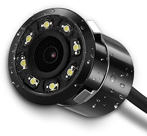 TOTMOX 12V Auto Rückfahrkamera mit 170° Weitwinkel, hintere Stoßstange Dash Cam für Bus LKW RV Camper