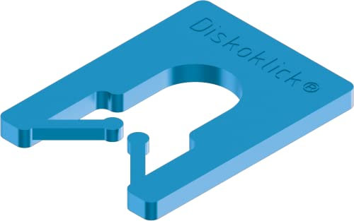 Roto/Gluske Sistema di pallet distanziali DISKOKLICK Tipo 2 | 40 x 30 x 2 mm | colore blu | 1000 pezzi