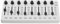 summina MIDI Controlle Mixing Console with 43 Buttons 8 Knobs 8 Push Buttons BT Connection Battery/Type-C Power Supply USB MIDI Controller Mixer for Most Electroacoustic Instruments