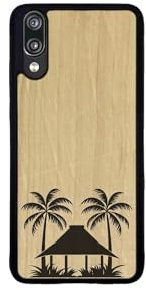 Handyhülle aus Holz Huawei P Enowood Artisanal - Cabane - P20 Lite - Charme