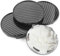 4 X 68mm Cache Moyeu pour BMW 3er E90/E91/E92/E93 | 2003-2019,Centre de Jante Capuchons ABS Fibre de Carbone Enjoliveur de Voiture Capuchons de Jante Décoratifs Protection Accessoires