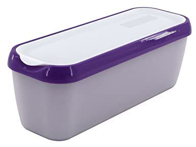 Recipientes reutilizables para helados caseros, sorbetes de helado, yogures o helados, recipientes apilables de almacenamiento