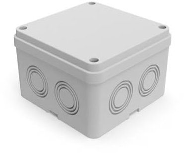 Anschlussdose Abzweigdose Wasserdichtes Abzweigkasten Elektrisches Anschlusskästen | Kunststoff Fall Verdrahtungs Verteilerkasten Aufputz (11 x 11 x 7,4 cm)