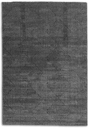 Schöner Wohnen Kollektion Kuscheliger Pflegeleichter Wohnzimmer Teppich Pure — Antistatischer Flur — Moderne Flachgewebe — Kurzflor (80x150 cm, Anthrazit)