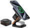 3in1 Wireless Charger Phone Holder for iPhone 16e/16/16 Pro/15/14/13 Series Adjustable Smartphone Mount Charging Station fit 15W Fast Charger Stand for iPhone Watch 10/9/8/7/6/5/4/3/2 AirPods Pro