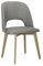 Mirjan24 Esszimmerstuhl Mireno IV, B:48 x H:83 x T:54 cm, Polsterstuhl Rahmen aus Buchenholz Gepolsterte Sitzfläche aus Stoff Stuhl für Arbeitszimmer Esszimmer Küchenstuhl (Sonoma/Hygge 91)