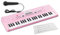 Pink Children’s Keyboard with Key Stickers, 49-Key Electronic Keyboard for Beginner & Learner, Kids Keyboard Piano Set, 6 Months Free Lessons, Music Gift for Kids Age 3+