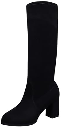BGFIPAJG Regalo Natale Amiche Stivali Gambale Largo Xxxl Stivali Donna Polpaccio Largo 3Xl Stivaletti Donna Autunnali Beige Stivali Fibbie Nero Stivali In Pelle Da Donna Tacco Alto