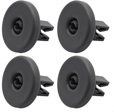 FUANA 8 ruedas para cesta de lavavajillas de 40 mm, piezas de repuesto grises para Favorit para Zanussi para AEG