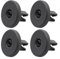 FUANA 8 Pcs Dishwasher Basket Wheels 40mm Grey Replacement Parts for Favorit for Zanussi for AEG