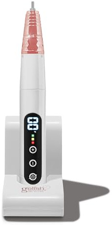 Gelish Go File™ Wireless 35K RPM Hybrid Electric Nail File – Pearl Rose Gold