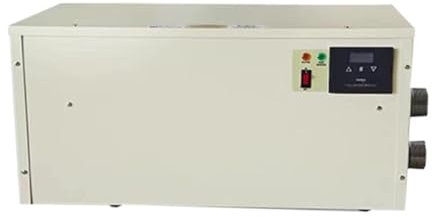 JCKJWL Chauffe-Piscine Hors Sol 24 KW, Pompe à Chaleur électrique for Piscine et Baignoire, Thermostat avec écran Tactile numérique Chauffage Rapide et Efficace