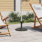 GCHDHAPB Pied de parasol en fonte Vert 45 x 45 x 30 cm
