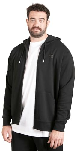 Duke Mens Kenilworth Couture Zip Through Hoodie - Blue - 5XL