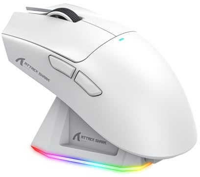 Souris de jeu sans fil 3 modes, BT/2,4 G sans fil/filaire, design léger, éclairage RVB, souris de bureau et souris de jeu pour Win11/Xbox/PS/Mac