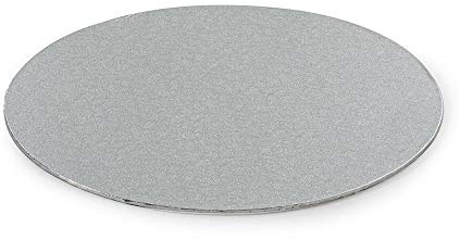 DECORA 0931306 DÜNN TORTENPLATTE Silber Ø 30 cm H 3 MM 12'