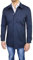 Evoga Trench soprabito uomo sartoriale primavera estate giacca giubbotto elegante (L, Blu)