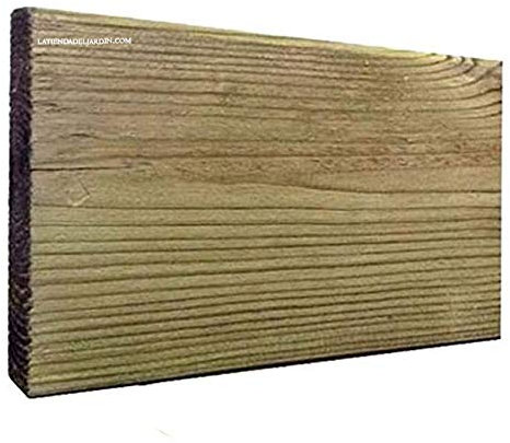 Behandeltes Holz, ideal für jede Art von Bau. (2,8 x 12,5 x 300 cm)