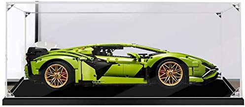 ZHLY Vitrine Schaukasten Für Lego Lamborghini Sián FKP 37 Display Case Acryl Schaukasten für Lego 42115