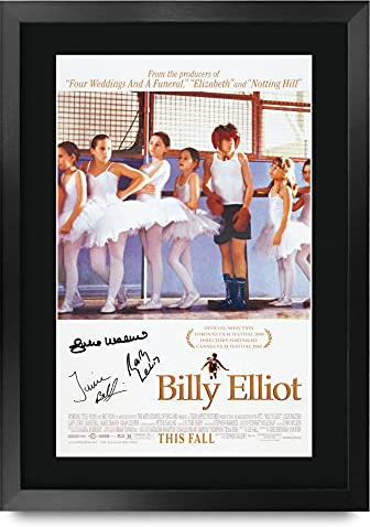 HWC Trading FR A3 Billy Elliot Filmplakat Jamie Bell Geschenke Gedrucktes Poster Signiertes Autogrammbild für Film-Erinnerungsstücke-Fans - A3 gerahmt