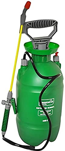 Unibos | 5 Litre Pump Action Pressure Sprayer | Outdoor Garden Multi-Purpose | Fence Sheds Decking | Garden Furniture Pressure Sprayer | Green