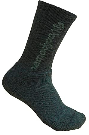 Woolpower 400 Logo Classic Socken Kinder grün