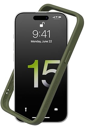 RHINOSHIELD Mod NX Bumper Phone Case for iPhone 15 | Bumper Case without Backplate, Ultra-Slim Design, Minimalist Style, Military Grade Drop Protection