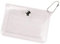 Lot de 3 Porte-Cartes Transparents pour Femme - Petit Porte-Monnaie Porte-clés - Mini Pochette pour Cartes de crédit, Paillettes Transparentes, 11.5 x 8 cm