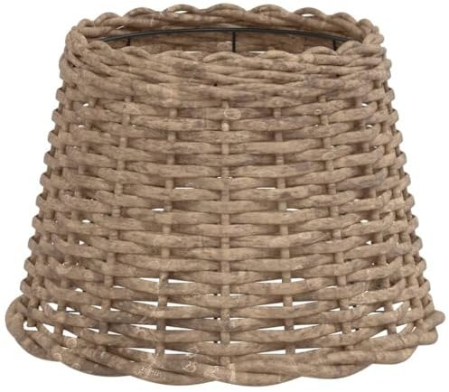 vidaXL Abat-jour marron Ø30x20 cm osier, abat-jour de lampe de table, abat-jour de lampe suspendue, abat-jour marron, abat-jour de lampe de chevet