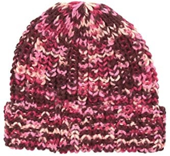 collezione alessandro Baila Berretto Lavorato, Fucsia, Taglia Unica Donna