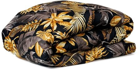 Zelesta Wonderbed Bettdecke 135x200 cm 4 Jahreszeiten - Bettwäsche winterdecke und Sommer-Bettdecke warm Duvet - Waschbare bettdecke ohne Bezug - Anti-Allergene Steppdecke (Golden Leaves)