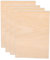 4 Stück A4 Sperrholzplatte, 297mm x 215mm x 3mm Dünne Holzplatten (+/- 0.2mm) Holz Sperrholz Platte für DIY Handwerk Holz Mini Haus Boot Flugzeug Modell