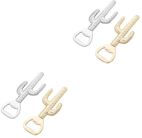 Alipis 4pièces Ouvre-bouteille Cactus Pour Fête Et Et Créatif Décapsuleur Élégant