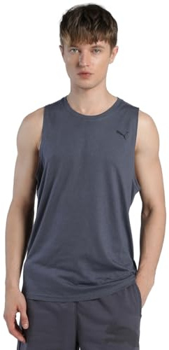 PUMA Unisex M TAD TECH Triblend Sleevless Tank Panzer, Galactic Gray,